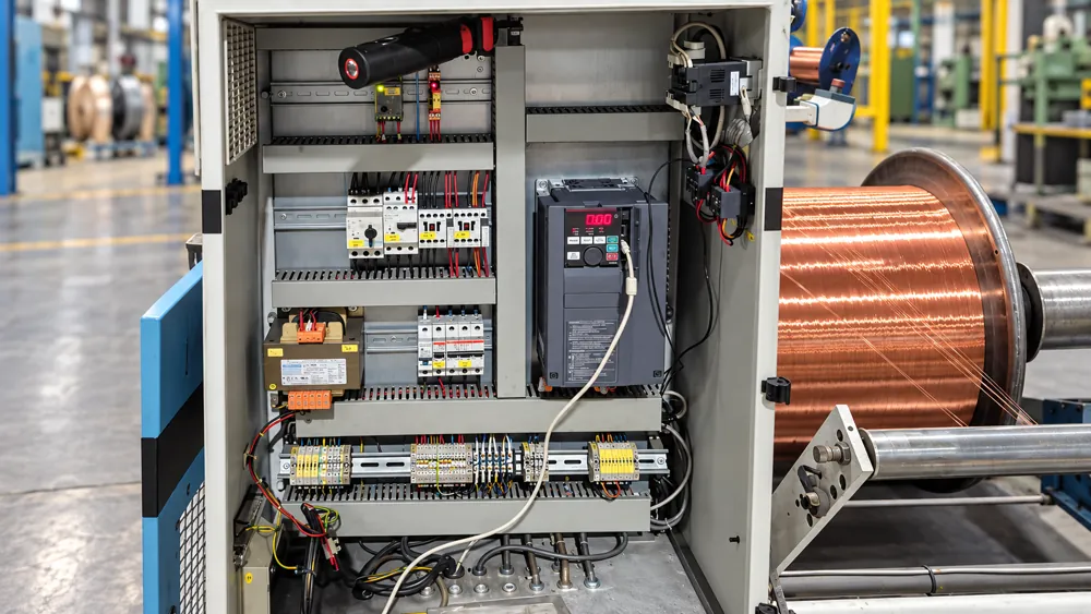 Tension control for wire winding — 02
