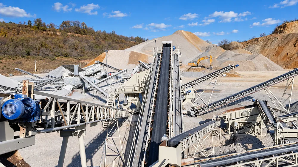 Ravnje quarry plant control