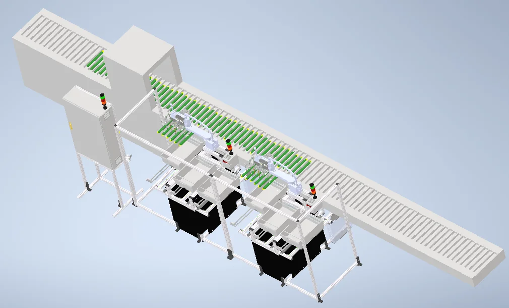 Robotergestütztes Sortieren und Verpacken von Gurken